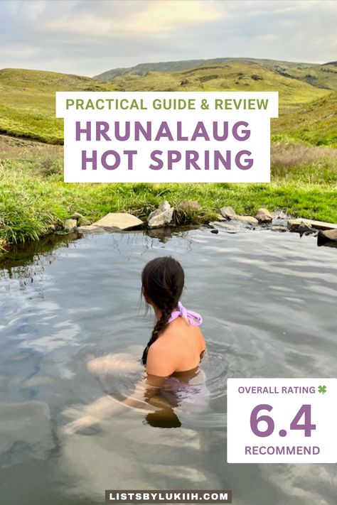 Did you know that there's a hot spring with an untouched natural landscape in Iceland's popular Golden Circle? I visited the small, family-owned Hrunalaug Hot Spring. I share my honest review using a coherent rating system and firsthand tips. Hot Spring Iceland, Review Tips, Iceland Travel Tips, Rating System, Ring Road, Golden Circle, Hot Spring, Iceland Travel, Look At The Stars