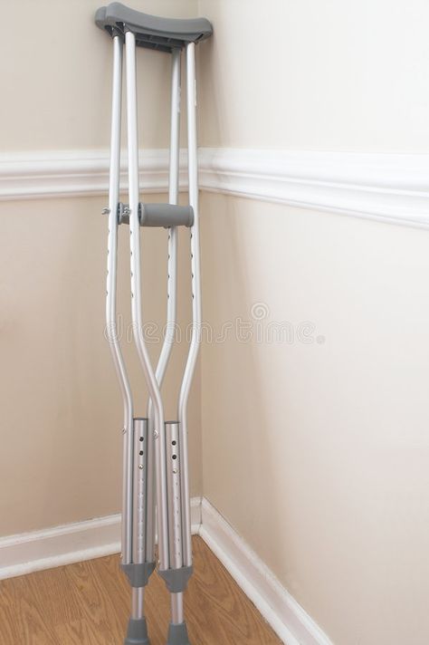 Crutches. A set of crutches leaning against a wall , #AFFILIATE, #set, #Crutches, #crutches, #wall, #leaning #ad Crutch Aesthetic, Crutches Aesthetic, Adaptive Fashion, Fake Wounds, Knee Operation, Baby Ferrets, Wheelchairs Design, Bike Sketch, Assistive Devices