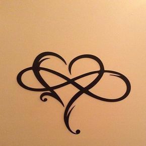 Datum Tattoo, Heart With Infinity Tattoo, Infinity Symbol Tattoo, Infinity Tattoo Designs, Herz Tattoo, Wedding Gift For Couple, Mother Tattoos, Inspiration Tattoos, Infinity Tattoos