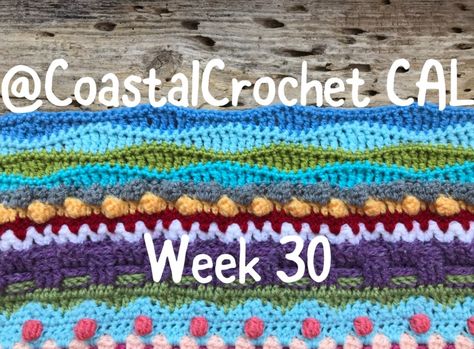 Seaside Stash Busting Blanket – Week 30 – Coastal Crochet Seaside Stash Busting Blanket, Granny Square Blanket Tutorial, Coastal Crochet, Crochet Baby Blanket Tutorial, Knitted Blanket Squares, Striped Crochet Blanket, Crochet Slipper Pattern, Crochet Blanket Afghan, Crochet Bedspread