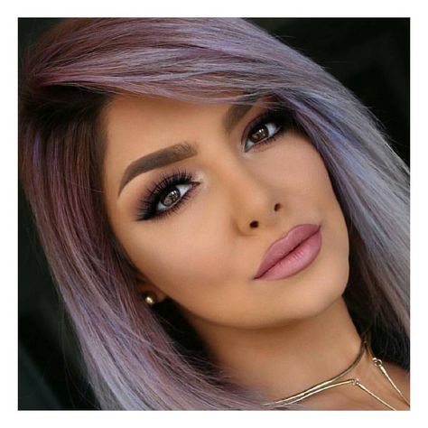 Smokey Pink Hair Color, Silver Purple Hair Balayage, Smokey Purple Hair, Silver Purple Hair, Purple Grey Hair, Bohemian Angel, Trendy We Fryzurach, Mermaid Beauty, Red Blonde