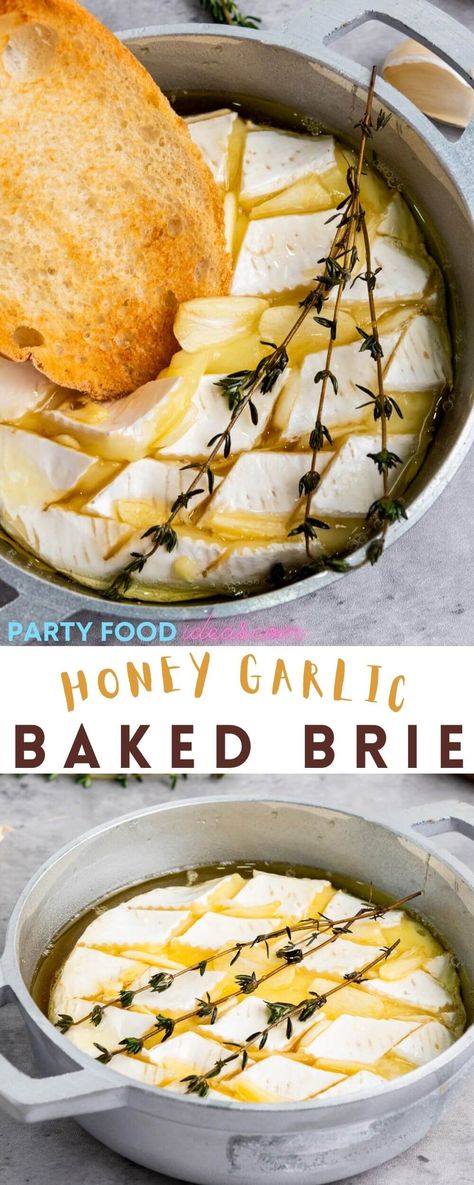 Friendsgiving Side Dishes, Honey Baked Brie, Baked Brie Honey, Brie Baked, Appetizer Dip Recipes, Brie Baker, Green Beans Side Dish, Dip Recipes Appetizers, Thanksgiving Friendsgiving