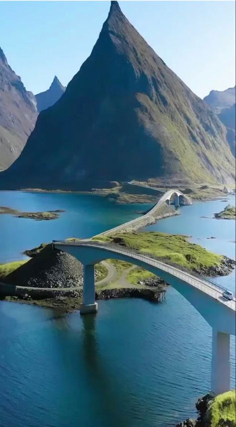 World Most Beautiful Place, Adventure Travel Explore, Beautiful Roads, Amazing Places On Earth, Lovely Places, Wallpaper Animes, Nice Place, Lofoten, Diy Plants