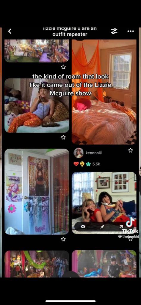 Lizzie Mcguire Aesthetic Room, Lizzie Mcguire Room Decor, Lizzie Mcguire Bedroom, Lizzy Mcguire Aesthetic, Lizzie Mcguire Room, Lizzie Mcguire Aesthetic, Eclectic Style Decor, Lizzie Mcguire, Room Deco