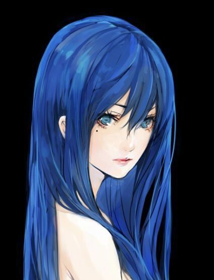 Cat Deku, Girl With Blue Hair, Anime Blue Hair, Navy Blue Hair, Pelo Anime, Light Blue Hair, Dark Blue Hair, Blue Haired Girl, Blue Anime