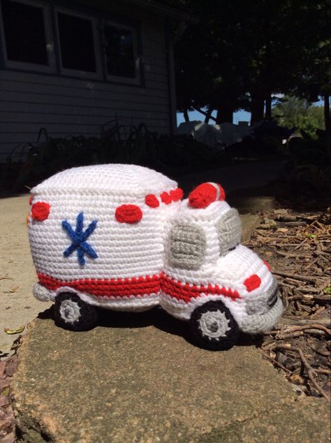 Ambulance, Crochet Hats, Amigurumi, Crochet, Hats