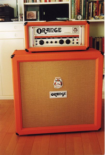 For Kace's Rock and Roll Bday party. Guitar Amp Aesthetic, Orange Amplifiers, Bass Saxophone, Orange Amps, Guitar Rig, Orange Amp, Guitar Amps, Bright Pictures, Bass Amps