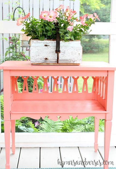 Coral Pantone, Furniture Rehab, Furniture Inspiration, Redo Furniture, Upcycled Furniture, Repurposed Furniture, Refinishing Furniture, My New Room, Coral Color