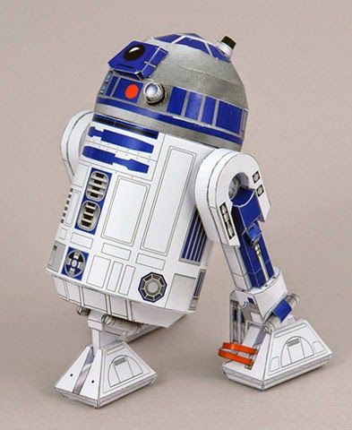 Descargable imprimible de R2-D2 de la saga de Star Wars Birthday Star Wars, Papercraft Download, Movie Crafts, Star Wars Crafts, Diy Star, Star Wars Droids, Star Wars R2d2, R2 D2, Star Wars Party