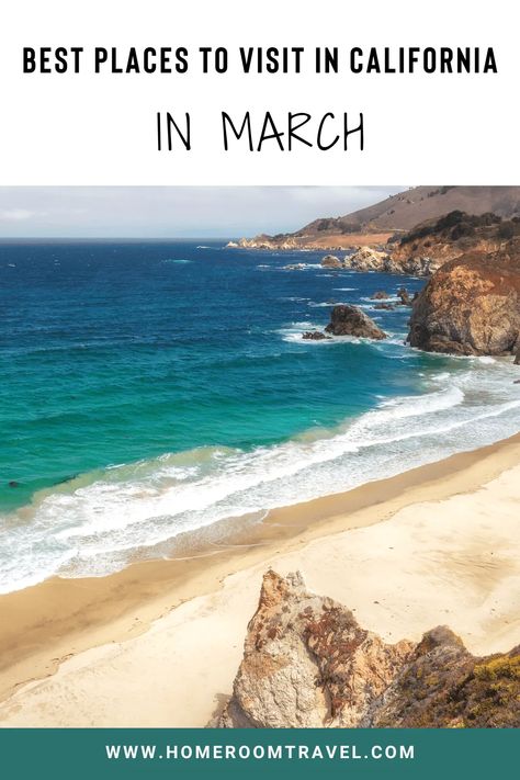 There are many of the best places to visit in California in March, as spring is the perfect time to visit California. #california #march #spring #USA March Travel, Julian California, Northern California Road Trip, Northern California Travel, Places To Visit In California, March Spring, California Hikes, Rv Trips, Cali Trip