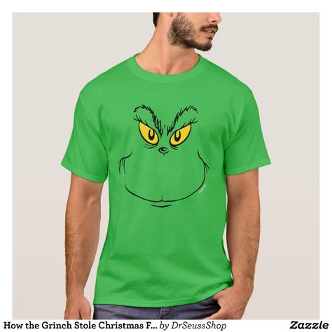 Der Grinch, Grinch T Shirt, Screen Printing Clothes, Grinch Shirts, The Grinch Stole Christmas, Grinch Stole Christmas, Christmas Style, Grinch Christmas, The Grinch