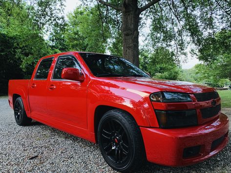 Custom 2005 Chevy Colorado Xtreme Crewcab Chevrolet Colorado 2005, 2005 Chevy Colorado, Small Trucks, Lowered Trucks, Chevy Colorado, Gmc Canyon, Chevrolet Colorado, Progress Pictures, Mini Trucks