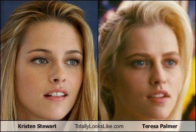 Kristen Stewart Totally Looks Like Teresa Palmer Immortal Celebrities, Teresa Palmer Kristen Stewart, Teresa Palmer, Celebrity Look Alike, Hidden Messages, Pink Balloons, Ringo Starr, Funny Funny, Double Take