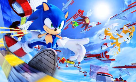 Sonic Pc, Sonic Satam, Scenecore Art, Sonic Fanart, Team Sonic, Classic Sonic, Sonic Heroes, Guy Best Friends, Sonic Fan Characters