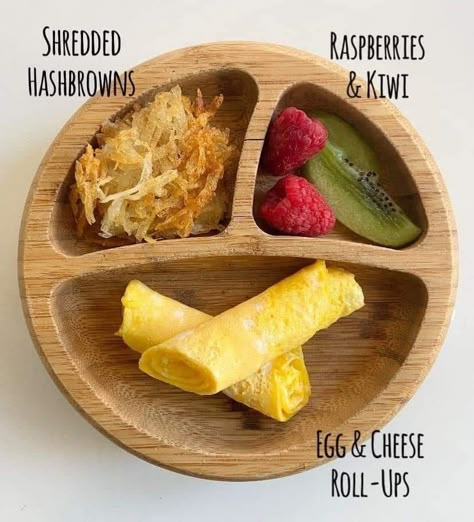 Baby Healthy Food, Blw Breakfast Ideas, Baby Led Weaning First Foods, Weaning Foods, Baby Breakfast, Easy Toddler Meals, Easy Baby Food Recipes, Toddler Recipes, Toddler Breakfast