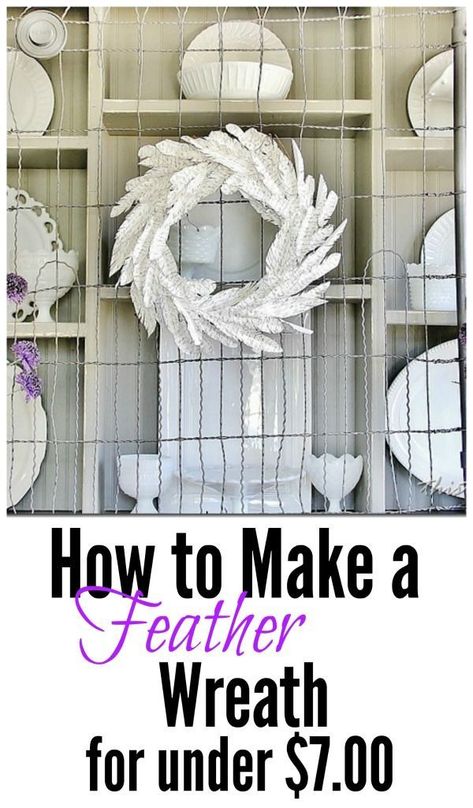 Make your own paper feather wreath for under $7.00.  Easy diy project in under an hour!  thistlewoodfarms.com Feather Garland Diy, Older Home Remodel, Tiny Home Interior, Make Your Own Paper, Book Page Wreath, Feather Wreath, Thistlewood Farms, Paper Feathers, Paper Wreath