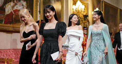 State Banquet, Vogue France, Blackpink Members, Georges Hobeika, Prince William And Kate, Jennie Lisa, Prince Charles, Kim Jisoo, Spice Girls