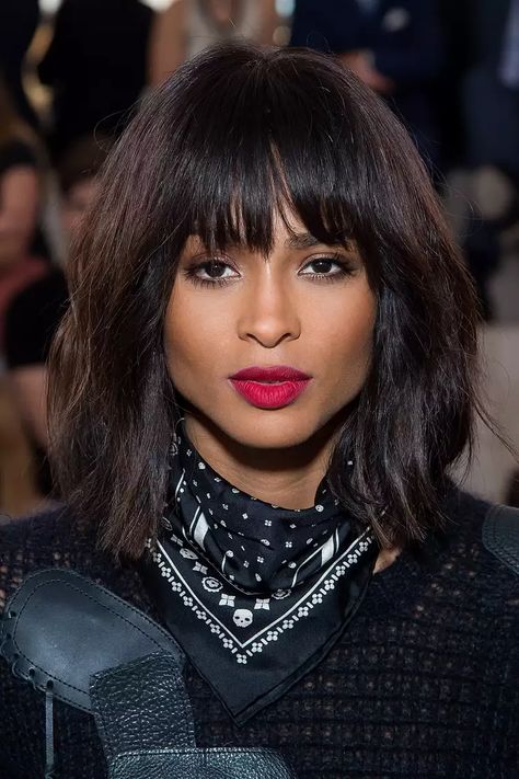 9 Shag Haircuts to Try This Season Hair Metal Bands, Shaggy Long Hair, Textured Bob, Straight Bangs, Celebrity Hair, Shag Hairstyles, Bright Blonde, Shag Haircut, Red Lipstick