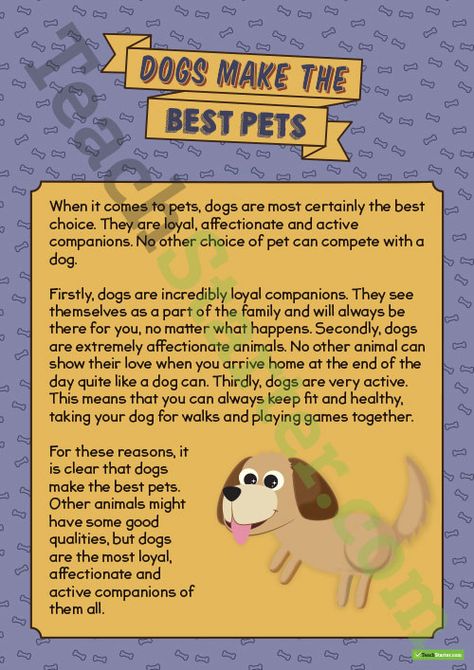 Sequencing Activity - Dogs Make the Best Pets (Persuasive Text) Persuasive Writing Topics, Persuasive Text, Teaching Resources Primary, Writing Topics, Sequencing Activities, Primary School Teacher, Primary Teaching, Persuasive Essays, Classroom Games