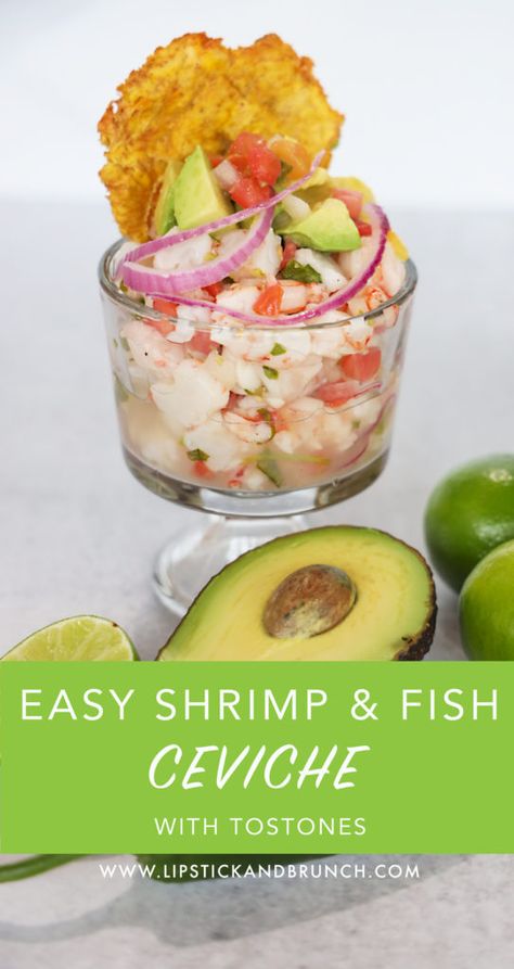 Ceviche Recipe Fish, Ceviche Fish, How To Make Ceviche, Mexican Main Dishes, Shrimp Ceviche Recipe, How To Make Fish, Ceviche Recipe, Shrimp Ceviche, Spanish Dishes