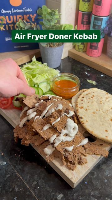 Airfryer Healthy, January Blues, Doner Kebab, Flat Bread, Flatbread, Air Fryer, Healthy Lifestyle, Healthy Recipes, Bread