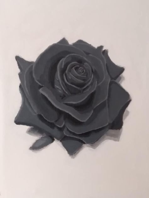 Black Rose Painting, Rose Painting Acrylic, Rose Painting, Black Rose, White Rose, Painting Acrylic, White Roses, Acrylic Paint, Original Art