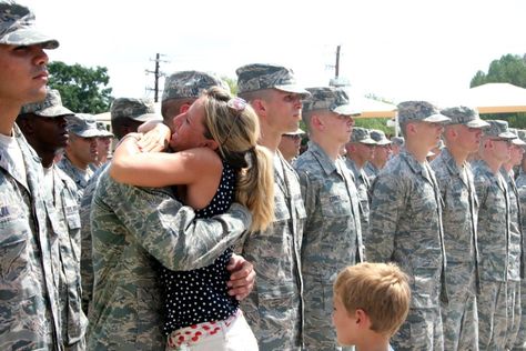 Tapping Out on Thursday after the Coin Ceremony will be the first hug with your new Airman! Here is some additional information on Tapping Out! Visit AFWM.org for the full Graduation Schedule. http://afwm.org/grad-info/tapping-out/ #tappingout #airman #airforce #basictraining #lackland #coinceremony First Hug, Air Force Graduation, Air Force Basic Training, Air Force Families, Military Lifestyle, Air Force Mom, Basic Training, Military Wife, Military Heroes