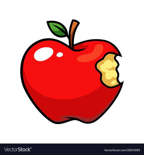 Cartoon Apple Drawing, Apple Cartoon, Apple Outline, Cartoon Apple, Apple Drawing, Flower Border Clipart, Farm Cartoon, Cartoon Banana, Apple Illustration