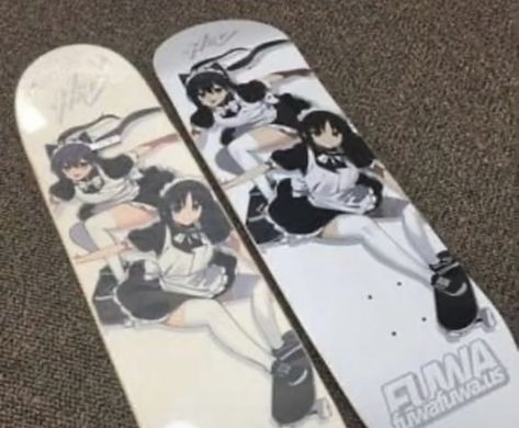 Anime Bad, Skateboard Design, K On, Japan Aesthetic, Aesthetic Japan, Skateboard Art, Japanese Aesthetic, Fanarts Anime, Pics Art