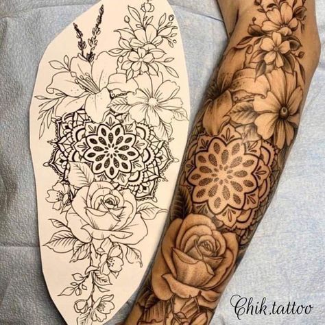 Beautiful Forearm Tattoo, Forearm Mandala Tattoo, Dollar Tattoo, Unique Forearm Tattoos, Underarm Tattoo, Butterfly With Flowers Tattoo, Stomach Tattoos Women, Mandala Tattoo Sleeve, Animal Tattoo Ideas