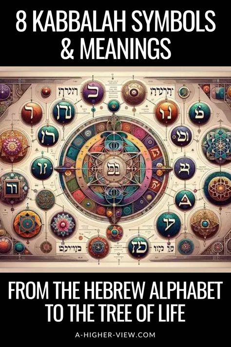 Kabbalah symbols carry profound meanings and insights into the nature of the divine, the universe, and the human soul. They serve as keys to unlocking the mysteries of creation, offering a pathway to spiritual enlightenment and a deeper understanding of our place in the cosmos.  In this article, we explore some of the most significant symbols in Kabbalah, including the Tree of Life, the Hamsa, the Star of David, the Merkaba, & Jacobs Ladder.  #treeoflife #kabbalah #symbolsandmeanings #mysticism Kabbalistic Tarot, Star Of David Meaning, Merkaba Meaning, Kabbalah Symbols, Kabbalah Art, Kabbalah Tree Of Life, Sacred Geometry Meanings, Jewish Mysticism, Esoteric Knowledge