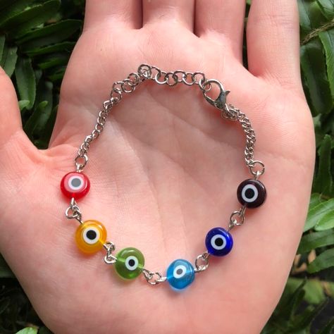 Ankle Bracelets Diy, Bead Charms Diy, Evil Eye Bracelet, Ankle Bracelets, Evil Eye, Clear Quartz, Infinity Bracelet, Diy Bracelets, Pandora Charm Bracelet