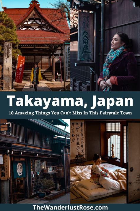 Takayama Japan, Japan Honeymoon, Japan Places, Fairytale Town, Japan Travel Destinations, Women Traveling, Japanese Travel, Japan Travel Tips, Travel Inspiration Destinations