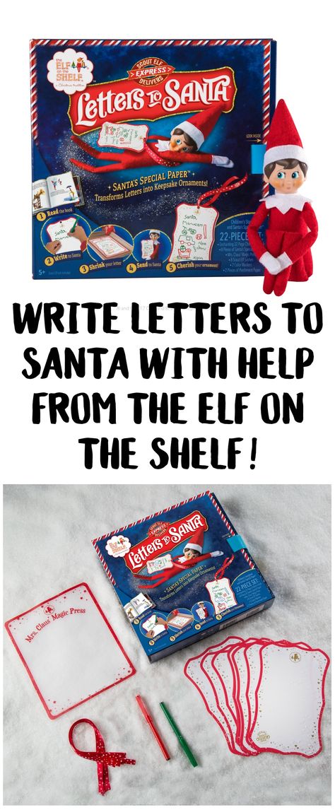 Writing a letter to Santa is always fun- but how do you know if he read it or not? The Elf on the Shelf can help! Find out how the Letters to Santa kit can add extra magic to your holiday this year. #ElfontheShelf #ad Elf On The Shelf Letter, Elf On Shelf Letter, A Letter To Santa, Writing A Letter, Letters To Santa, Elf Kit, The Elf On The Shelf, Letter To Santa, Writing Letters