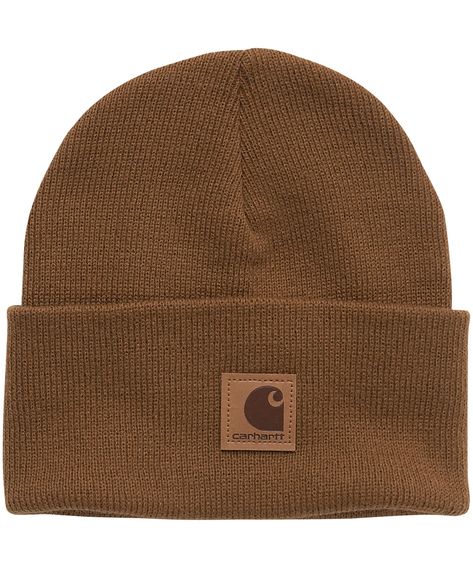 On chilly mornings send the kids out the door in Carhartt's warm and cozy Watch Hat. Wondering where it got that moniker? The original A18 Watch Hat from 1987 was designed as a workwear essential and it's been a sought-after toque ever since. Why? Because it's soft to the touch and the stretchy rib knit creates a stay-put fit. Carhartt Kids, Outdoor Socks, Levi Jean Shorts, Workwear Essentials, Types Of Insulation, Hat Types, Unisex Watches, Circle Design, Calgary