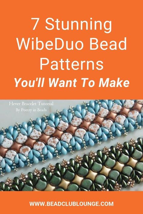 WibeDuo beads are Star-shaped two-hole Czech beads. If you have some of these in your bead stash but are at a loss for how to use them, here's a list of beading patterns you'll want to try. #beading #tbcl Bead Stiches, Fabric Styling, Wrapped Bracelets, Barbie Jewelry, Beaded Jewelry Pattern, Stitch Bracelet, Stitching Projects, Club Lounge, Beautiful Beaded Jewelry