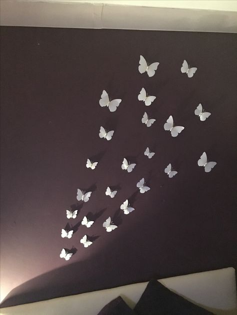 3D Butterfly on feature wall Mdf Butterfly, Main Door Design, 3d Butterfly, 3d Butterflies, Main Door, Feature Wall, Door Design, V Shape, Bedroom Decor