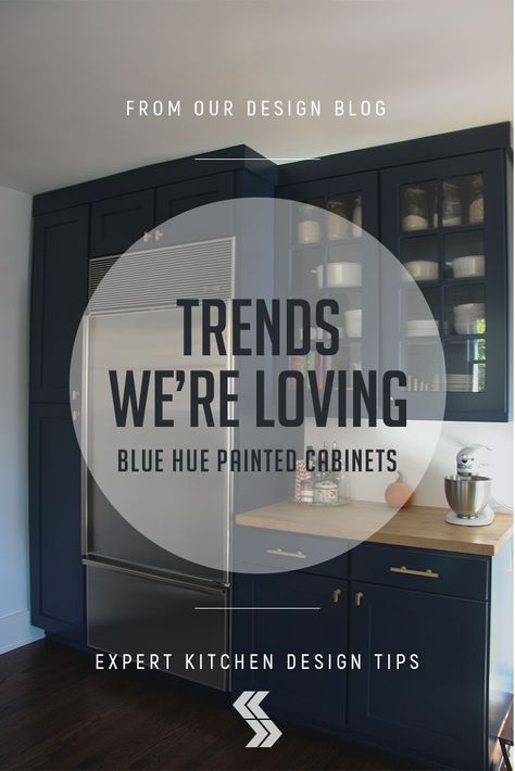 There’s no worries when going #blue with your #cabinetry! Dark Blue Grey Cabinets, Best Blue Paint For Kitchen Cabinets, Navy Blue Cabinets Kitchen, Blue Painted Kitchen Cabinets, Navy Blue Cabinets, White Painted Cabinets, Dark Blue Kitchen Cabinets, Blue Painted Cabinets, Navy Blue Kitchen Cabinets