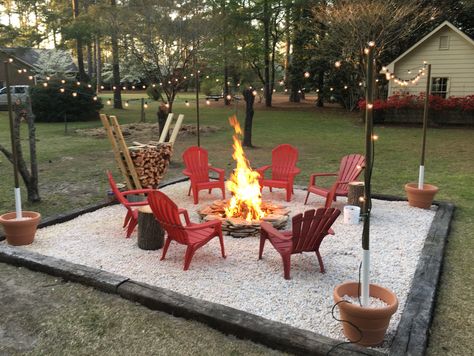 Our awesome fire pit.  Worth all the hard work to make it happen in a weekend.  I'm pretty sure Lowes saw us a dozen times. Fire Pit Plans, Outside Fire Pits, Bicycle Storage, Pergola Design, Fire Pit Area, Fire Pit Designs, Diy Fire Pit, Backyard Inspiration, Have Inspiration