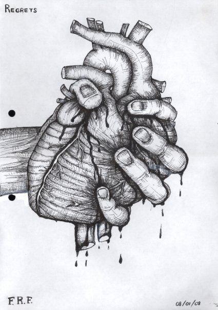 Hand Crushing Heart Drawing, Human Heart Art Aesthetic, Hand Squeezing Heart Drawing, Human Heart In Hand, Real Heart Aesthetic, Human Heart Art, Anatomical Heart Drawing, Human Heart Drawing, Blood Tattoo