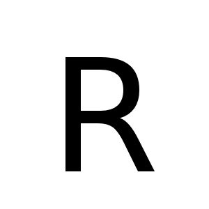 R | latin capital letter r (U+0052) @ Graphemica Capital R, Letter R