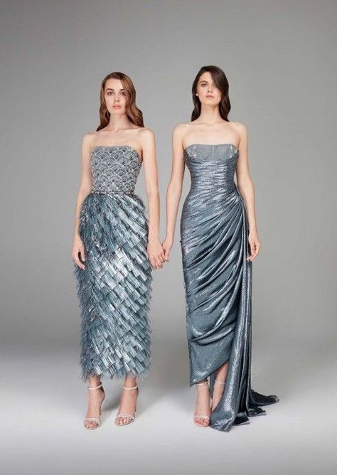 Hamda Al Fahim, Wedding Blue, Blue Sparkle, فستان سهرة, Couture Gowns, Beautiful Gowns, Couture Dresses, Fancy Dresses, Dream Dress