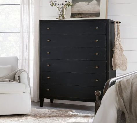 Dressers, Chests & Chests of Drawers | Pottery Barn 6 Drawer Tall Dresser, Extra Wide Dresser, Wide Dresser, Chest Dresser, Tall Dresser, 6 Drawer Chest, Tall Chest, Ciao Bella, Hooker Furniture