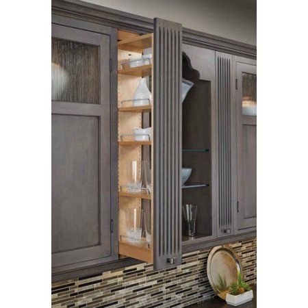 Pull Out Pantry, Cabinet Wall, Wooden Organizer, Inside Cabinets, Rev A Shelf, New Kitchen Cabinets, New Cabinet, Wall Accessories, Kitchen Cabinet Storage