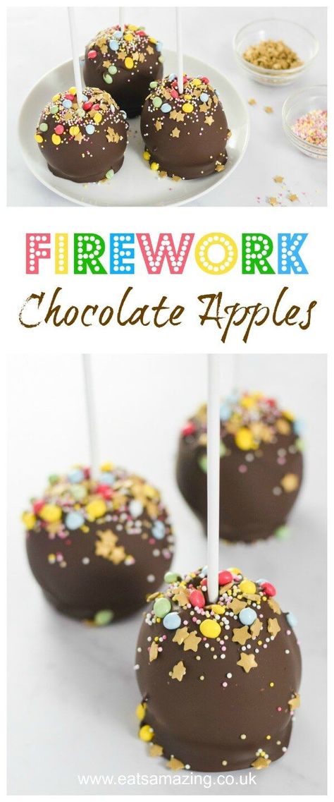 Bonfire Party Food, Bonfire Night Cake, New Years Eve Party Food, Bonfire Night Treats, Chocolate Dipped Apples, Bonfire Toffee, Bonfire Night Activities, Bonfire Night Crafts, Bonfire Food