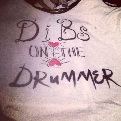 Dibs on the drummer T Shirts For Women, Women's Top, T Shirt