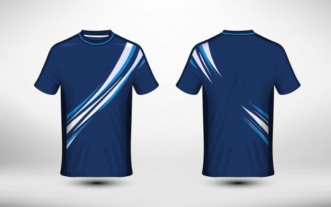 Plain Template, Blue Layout, White Layout, Blank Shirts, Sport Vector, Volleyball Jerseys, Sports Tshirt Designs, Sports Jersey Design, T Shirt Design Template