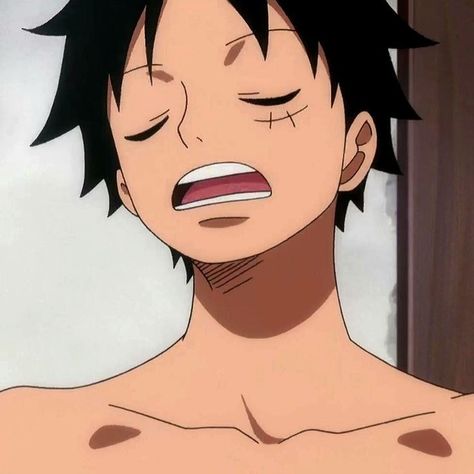 Luffy Hot Icon, Orewa Luffy, Yandere Luffy, Luffy Hot, Monkey D Luffy Icons, Book Cover Art Design, Monkey 3, Sleepy Eyes, City Of Bones