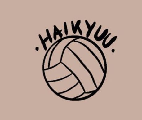 Tato Anime Simple, Simple Haikyuu Tattoo, Small Anime Tattoos Simple, Haikyuu Tattoo Ideas, Anime Tato, Simple Anime Tattoos, Haikyuu Doodles, Haikyuu Tattoo, Volleyball Wallpapers