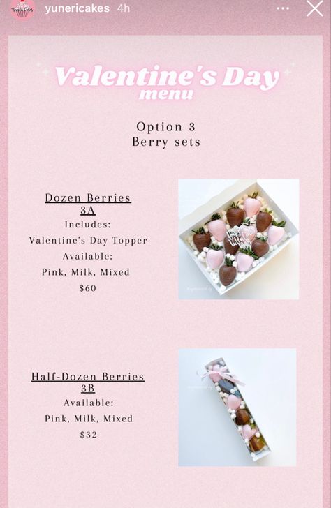 Strawberry Business Name Ideas, Dessert Sampler Tray, Valentines Day Treat Boxes To Sell, Chocolate Covered Treats Price List, Treat Business, Chocolate Covered Strawberries Business Cards, Chocolate Covered Strawberries Price List, Chocolate Strawberry Business, Chocolate Covered Strawberry Business